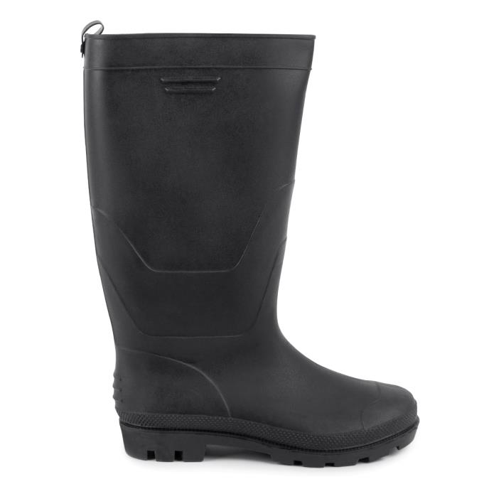 totes Mens Welly Boot Black Extra Image 2